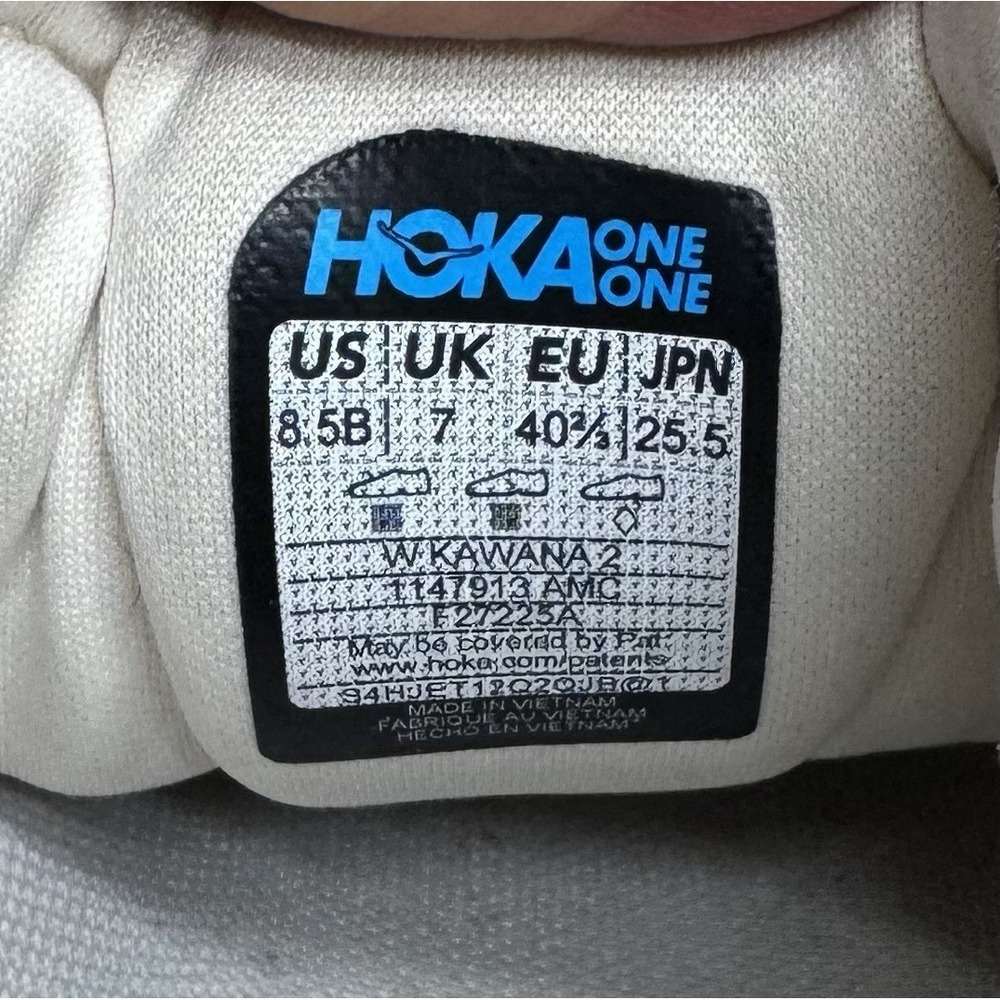 Hoka One One Kawana Womens 8.5 B Running Shoes Cosmic Grey 1147913-AMC Sneakers - Picture 3 of 16